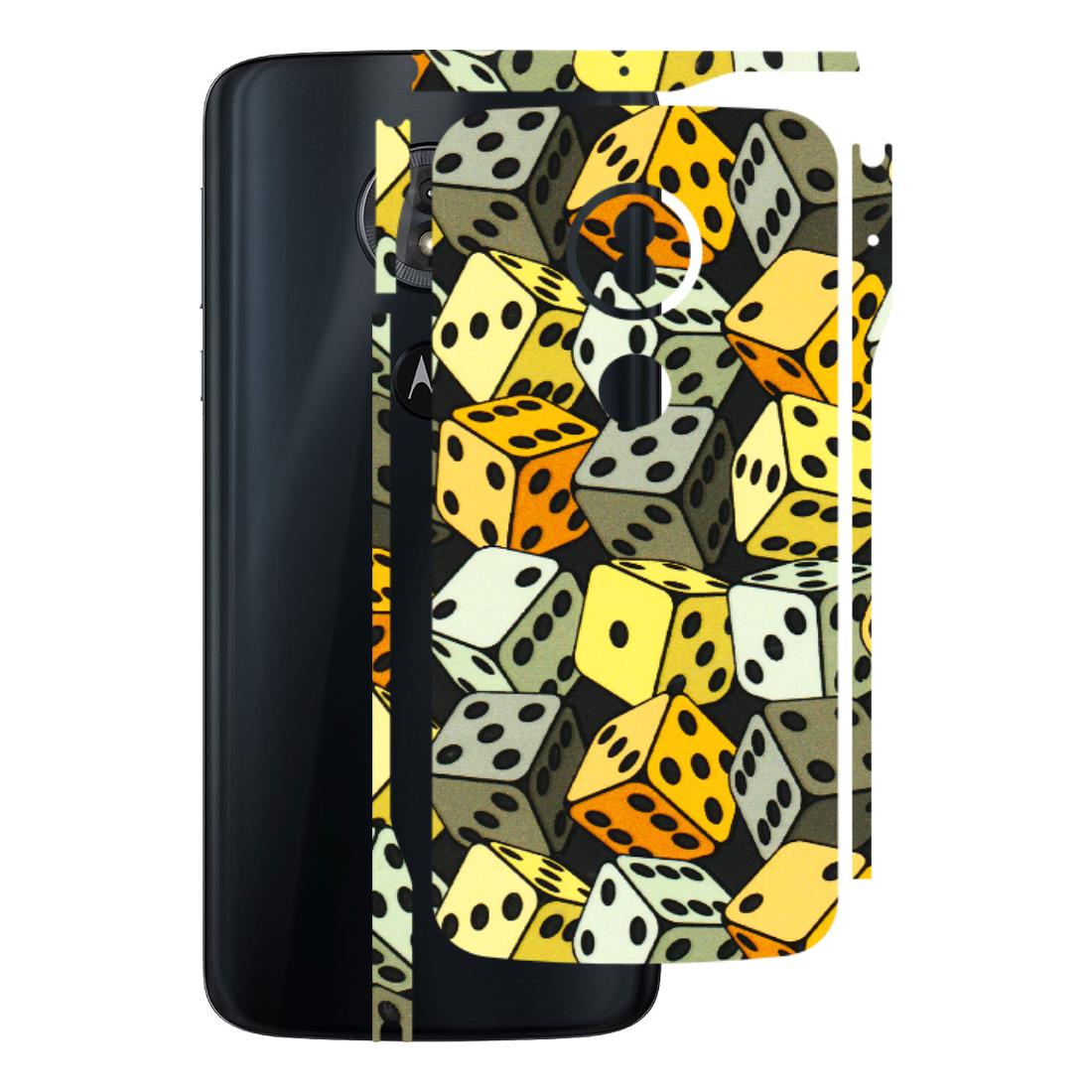 Motorola Phone Skins (All Models) - Dices Of Life - 3D Embossed Finish (L-04) Motorola Moto G6 Play