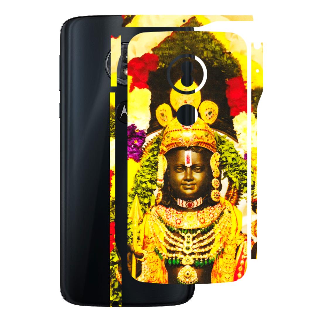 Motorola Phone Skins (All Models) - Ram Lalla Ayodhya - 3D Embossed Finish (L-103) Motorola Moto G6 Play