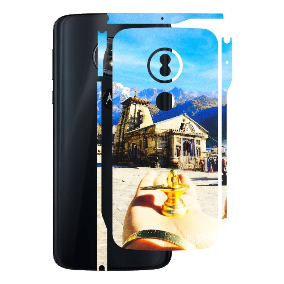 Motorola Phone Skins (All Models) - Beauty of Kedarnath - 3D Embossed Finish (L-108) Motorola Moto G6 Play