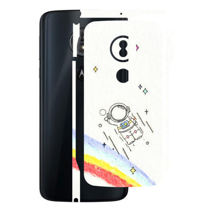 Motorola Phone Skins (All Models) - Milkyway Astronaut - 3D Embossed Finish (L-110) Motorola Moto G6 Play