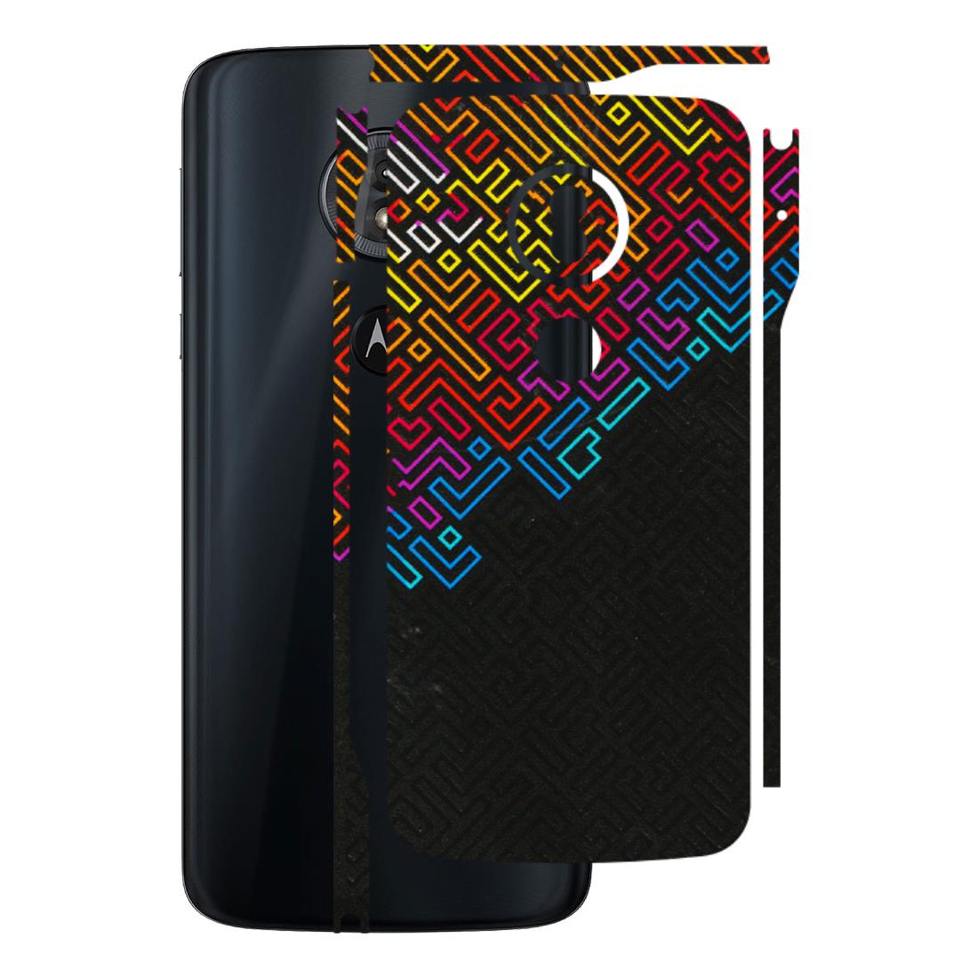 Motorola Phone Skins (All Models) - Dotme Pattern Art - 3D Embossed Finish (L-121) Motorola Moto G6 Play