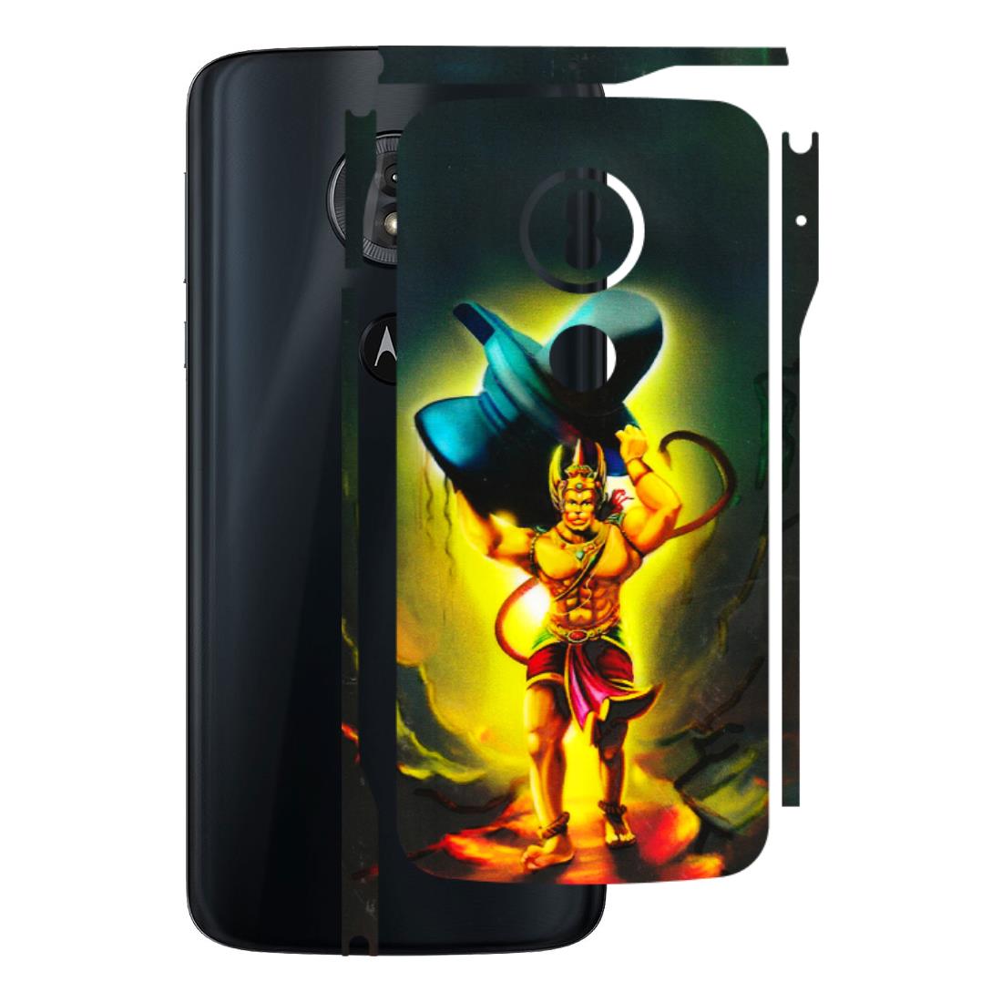 Motorola Phone Skins (All Models) - Hanuman Ji - 3D Embossed Finish (L-128) Motorola Moto G6 Play