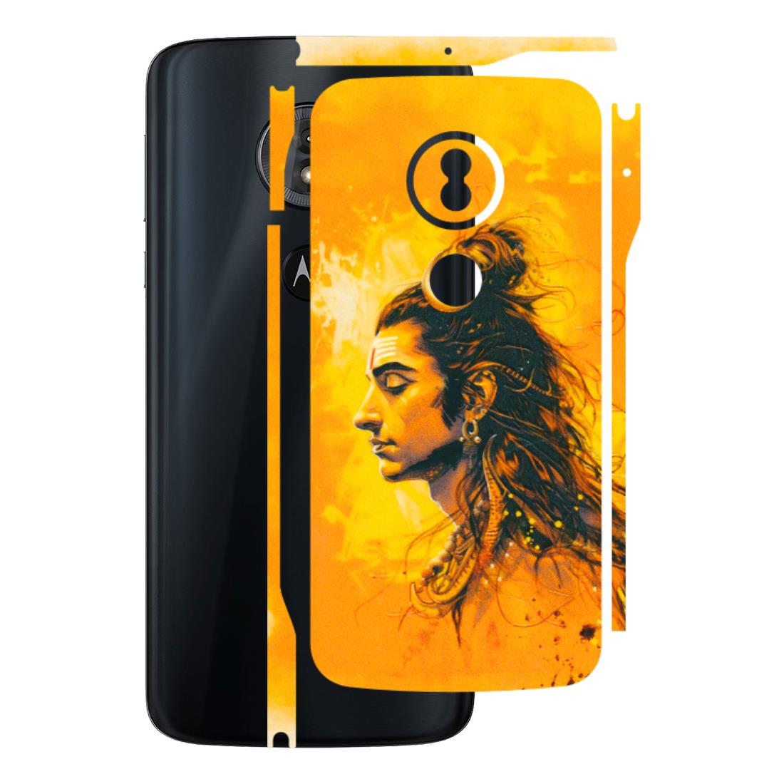 Motorola Phone Skins (All Models) - Shiv Shakti - 3D Embossed Finish (L-14) Motorola Moto G6 Play