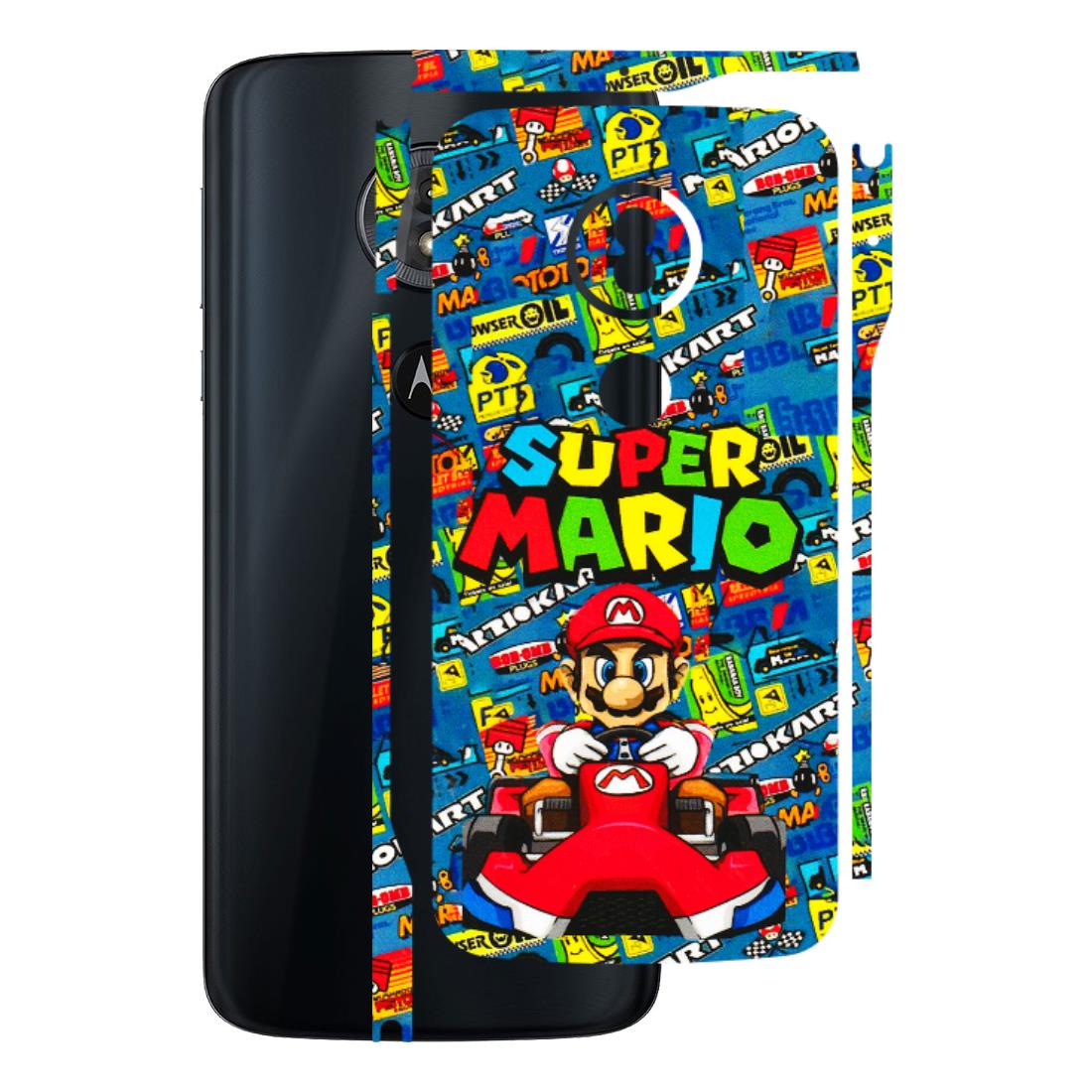 Motorola Phone Skins (All Models) - Super Mario Kart - 3D Embossed Finish (L-140) Motorola Moto G6 Play