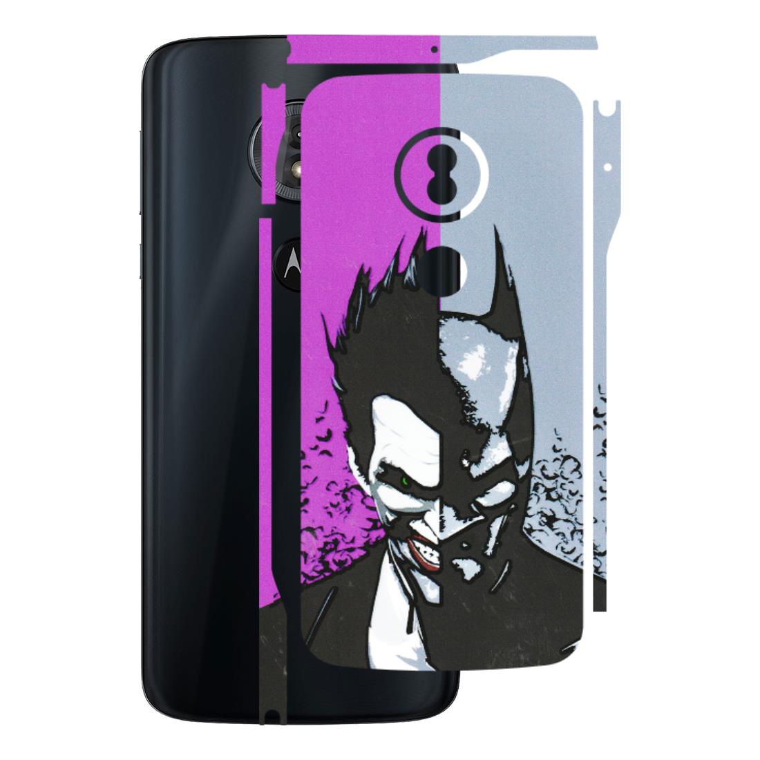 Motorola Phone Skins (All Models) - Batman & Joker - 3D Embossed Finish (L-143) Motorola Moto G6 Play