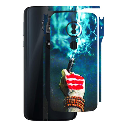 Motorola Phone Skins (All Models) - Mahadev Bhakt - 3D Embossed Finish (L-146) Motorola Moto G6 Play