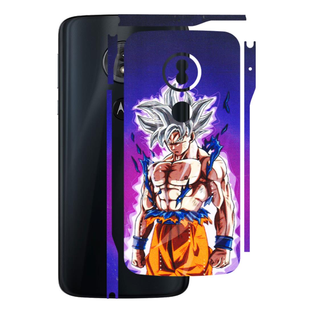 Motorola Phone Skins (All Models) - Goku Purple Anime - 3D Embossed Finish (L-147) Motorola Moto G6 Play