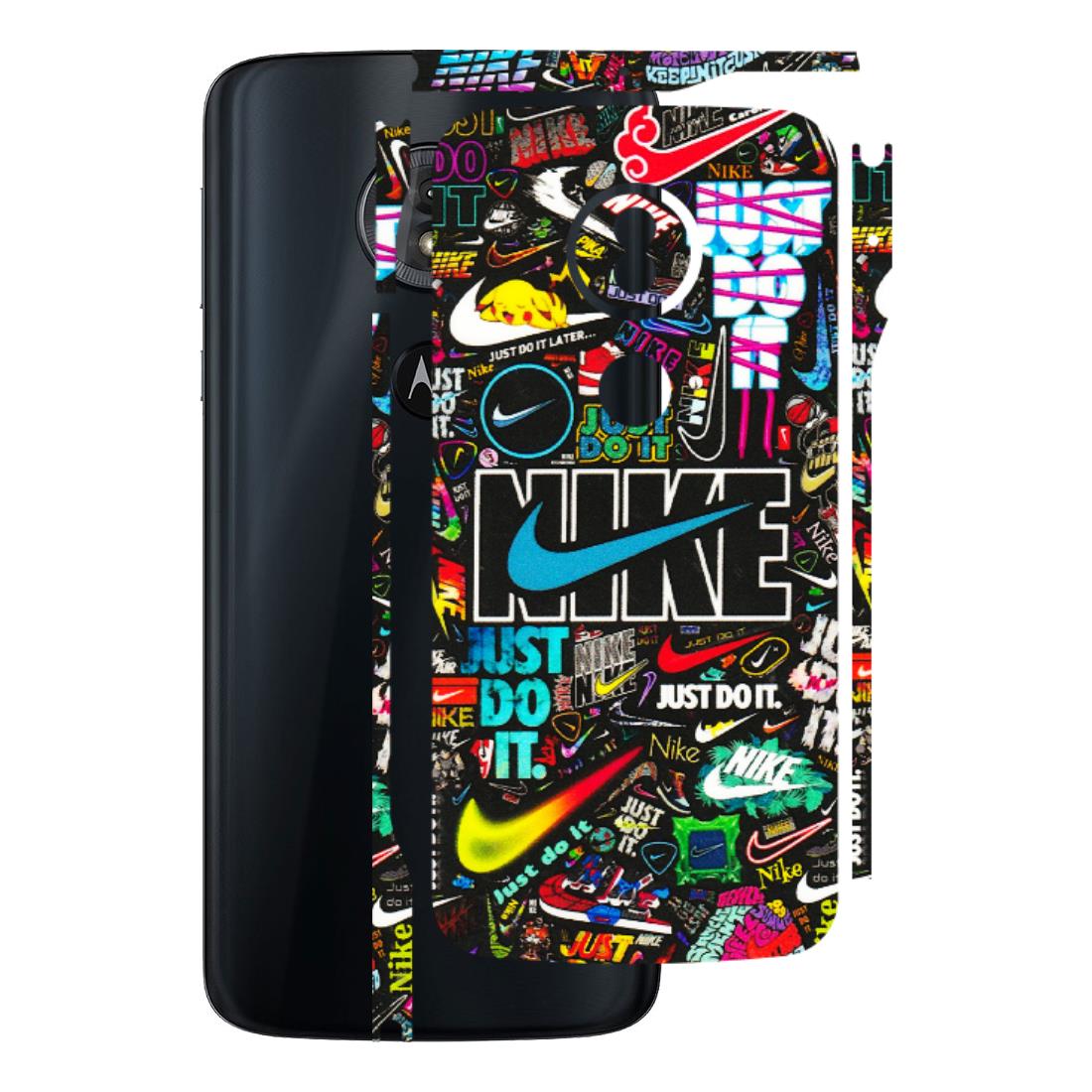 Motorola Phone Skins (All Models) - Just Do It Doodles - 3D Embossed Finish (L-166) Motorola Moto G6 Play