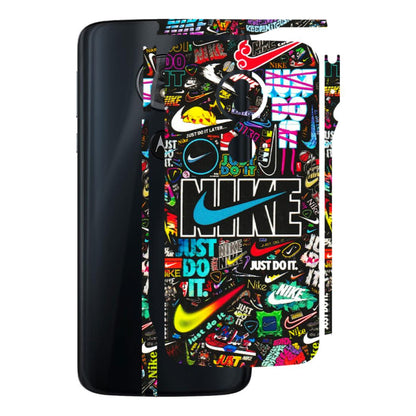 Motorola Phone Skins (All Models) - Just Do It Doodles - 3D Embossed Finish (L-166) Motorola Moto G6 Play