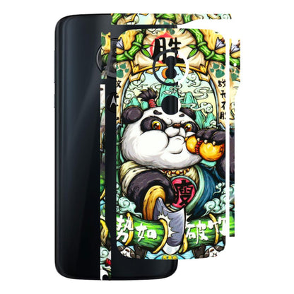 Motorola Phone Skins (All Models) - Royal Rich Panda - 3D Embossed Finish (L-170) Motorola Moto G6 Play