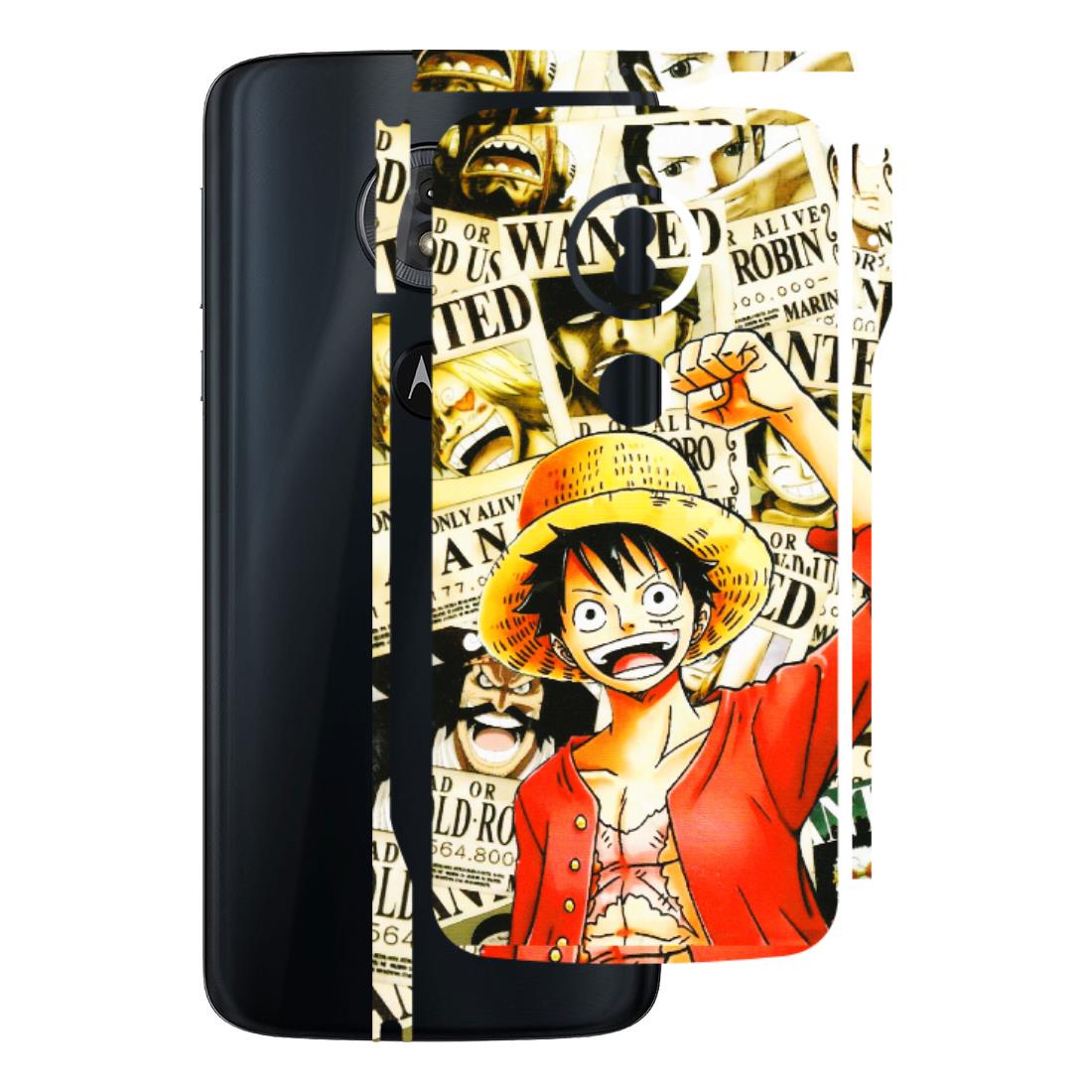 Motorola Phone Skins (All Models) - Luffy Anime - 3D Embossed Finish (L-177) Motorola Moto G6 Play