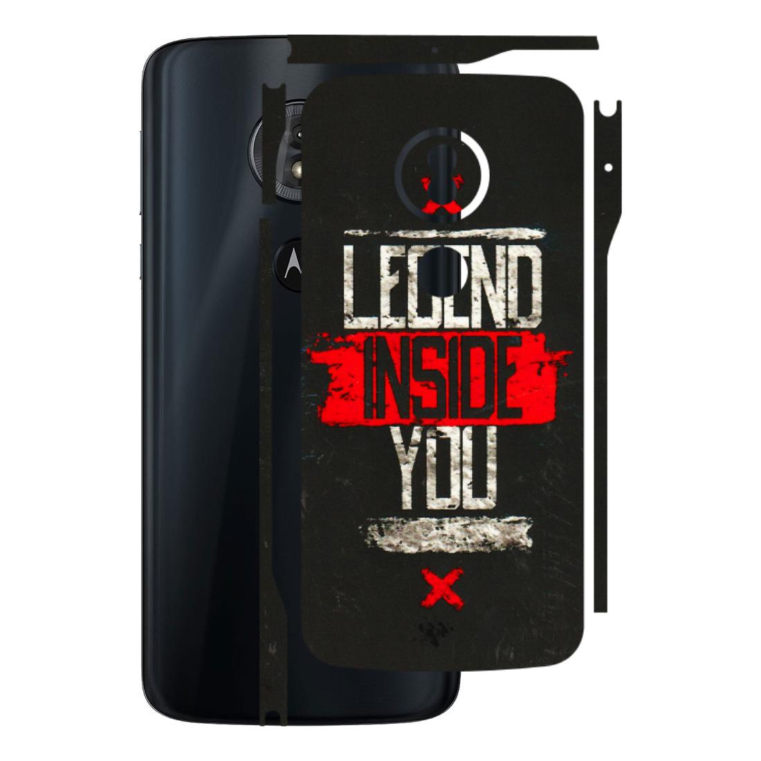 Motorola Phone Skins (All Models) - Legend Inside You - 3D Embossed Finish (L-186) Motorola Moto G6 Play