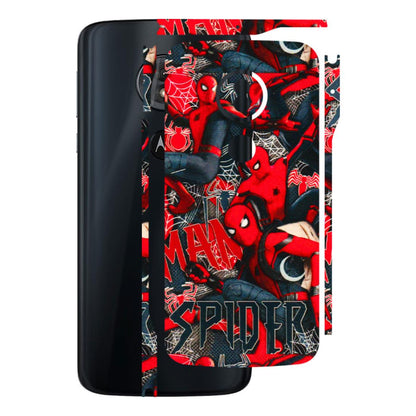 Motorola Phone Skins (All Models) - SpiderMan Cool - 3D Embossed Finish (L-188) Motorola Moto G6 Play