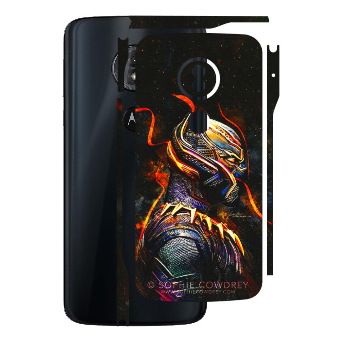 Motorola Phone Skins (All Models) - Black Panther - 3D Embossed Finish (L-190) Motorola Moto G6 Play