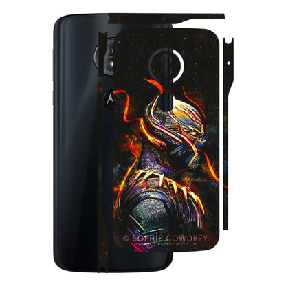Motorola Phone Skins (All Models) - Black Panther - 3D Embossed Finish (L-190) Motorola Moto G6 Play