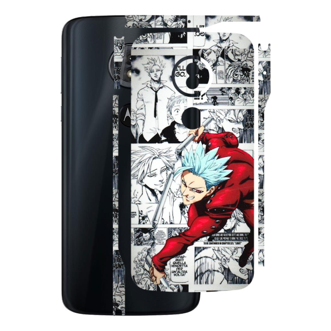 Motorola Phone Skins (All Models) - Anime Comic - 3D Embossed Finish (L-192) Motorola Moto G6 Play