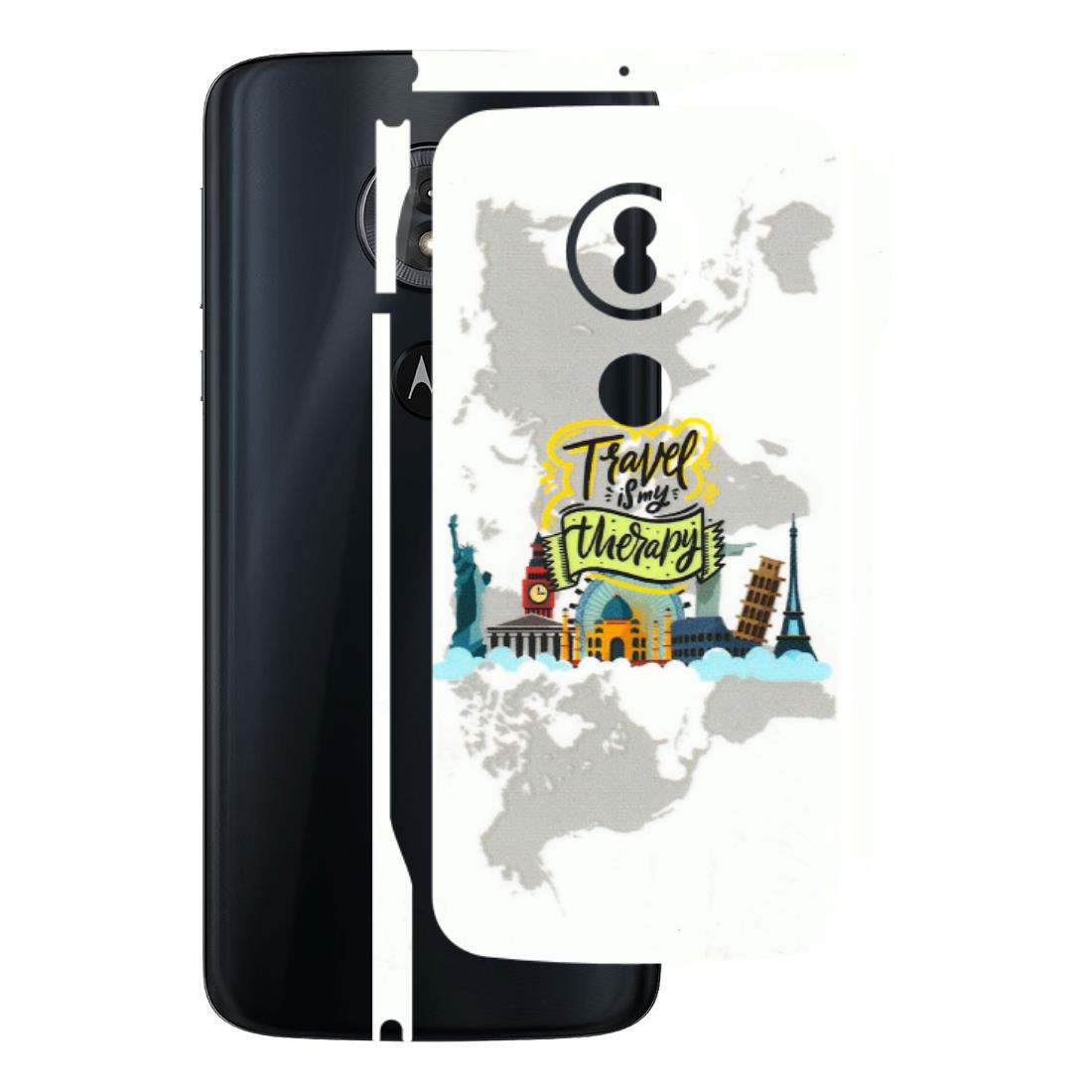 Motorola Phone Skins (All Models) - Travel Therapy - 3D Embossed Finish (L-199) Motorola Moto G6 Play