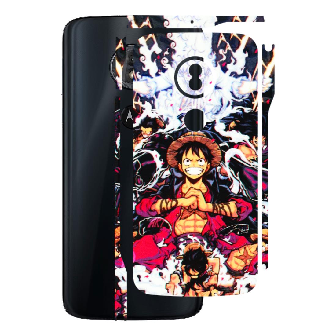 Motorola Phone Skins (All Models) - Luffy Anime Character - 3D Embossed Finish (L-203) Motorola Moto G6 Play