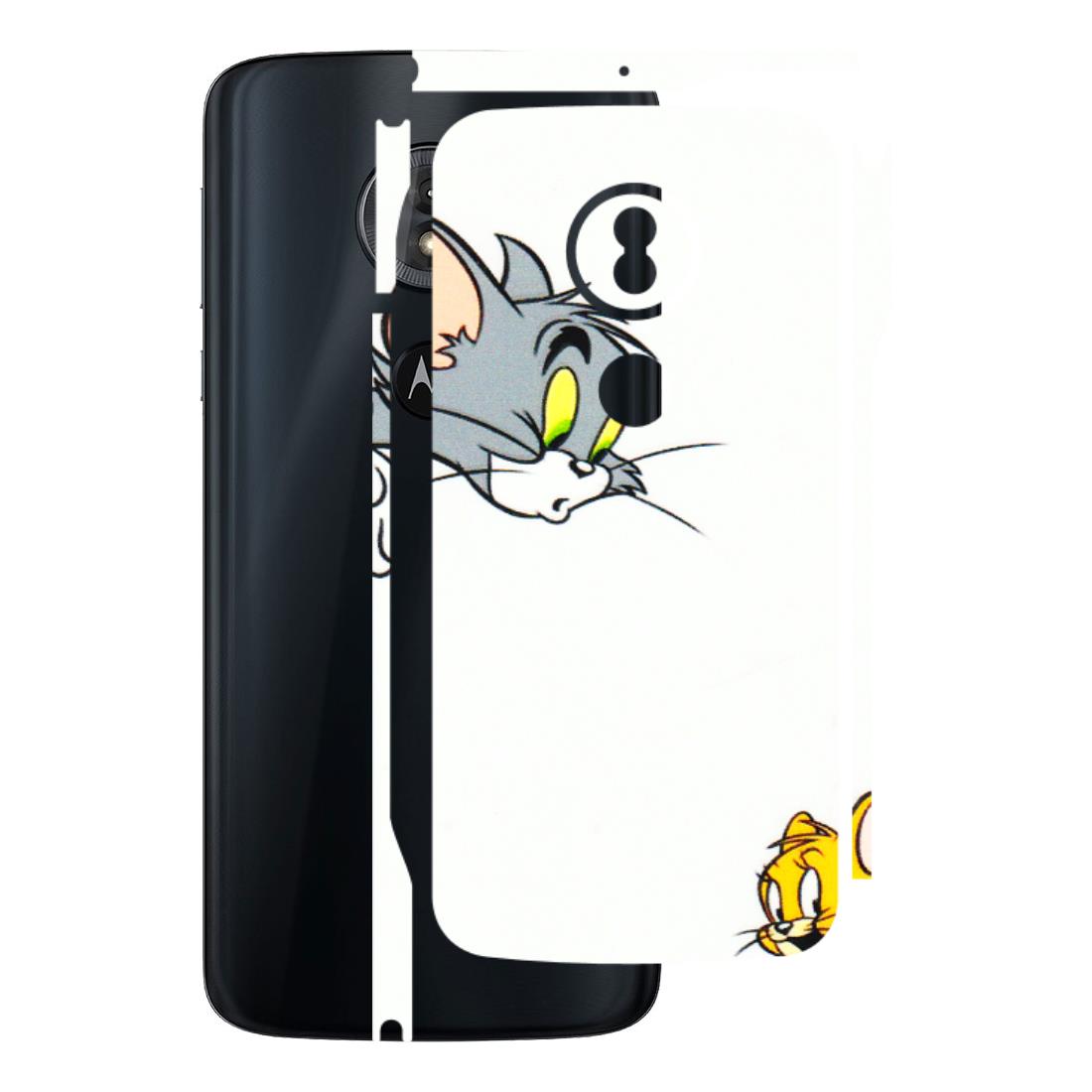 Motorola Phone Skins (All Models) - Cute Tom And Jerry - 3D Embossed Finish (L-220) Motorola Moto G6 Play