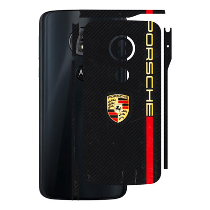 Motorola Phone Skins (All Models) - Premium Porsche - 3D Embossed Finish (L-225) Motorola Moto G6 Play