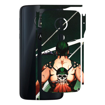 Motorola Phone Skins (All Models) - Zoro Anime - 3D Embossed Finish (L-23) Motorola Moto G6 Play