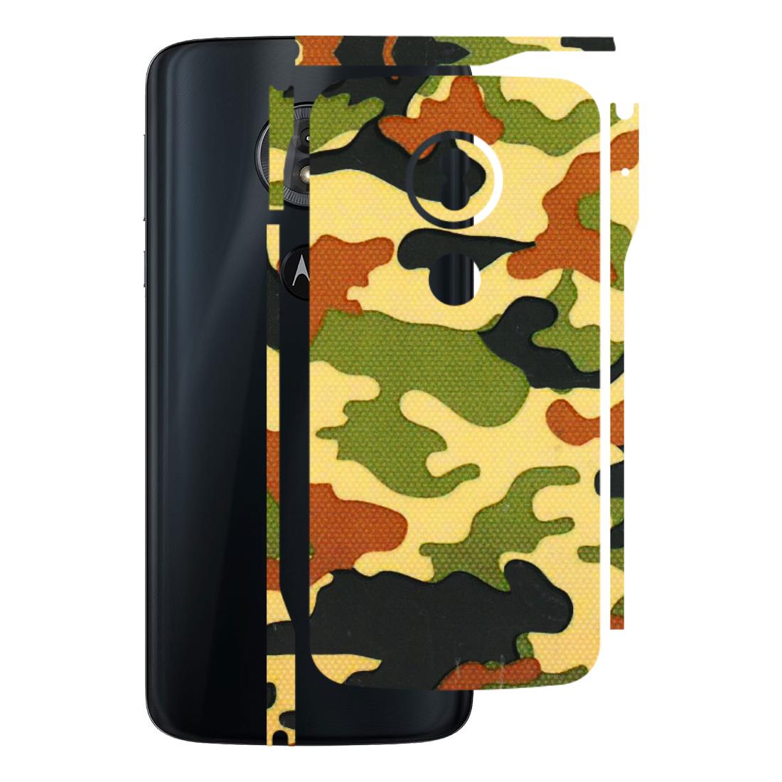 Motorola Phone Skins (All Models) - Indian Military - 3D Embossed Finish (L-234) Motorola Moto G6 Play