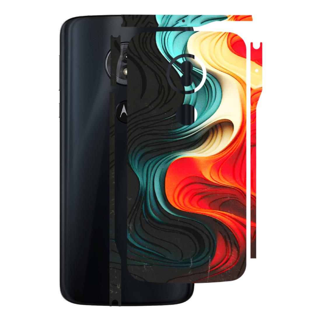 Motorola Phone Skins (All Models) - The Silky Swirl - 3D Embossed Finish (L-240) Motorola Moto G6 Play