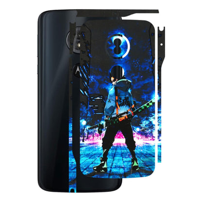 Motorola Phone Skins (All Models) - Demon Slayer Sword - 3D Embossed Finish (L-247) Motorola Moto G6 Play
