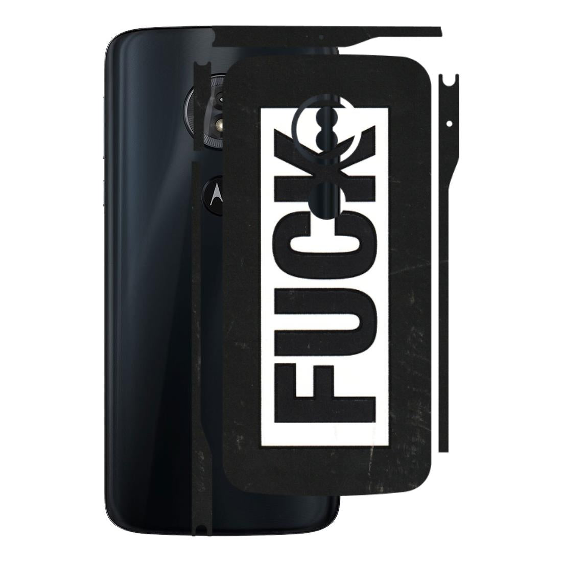 Motorola Phone Skins (All Models) - The F Word - 3D Embossed Finish (L-255) Motorola Moto G6 Play