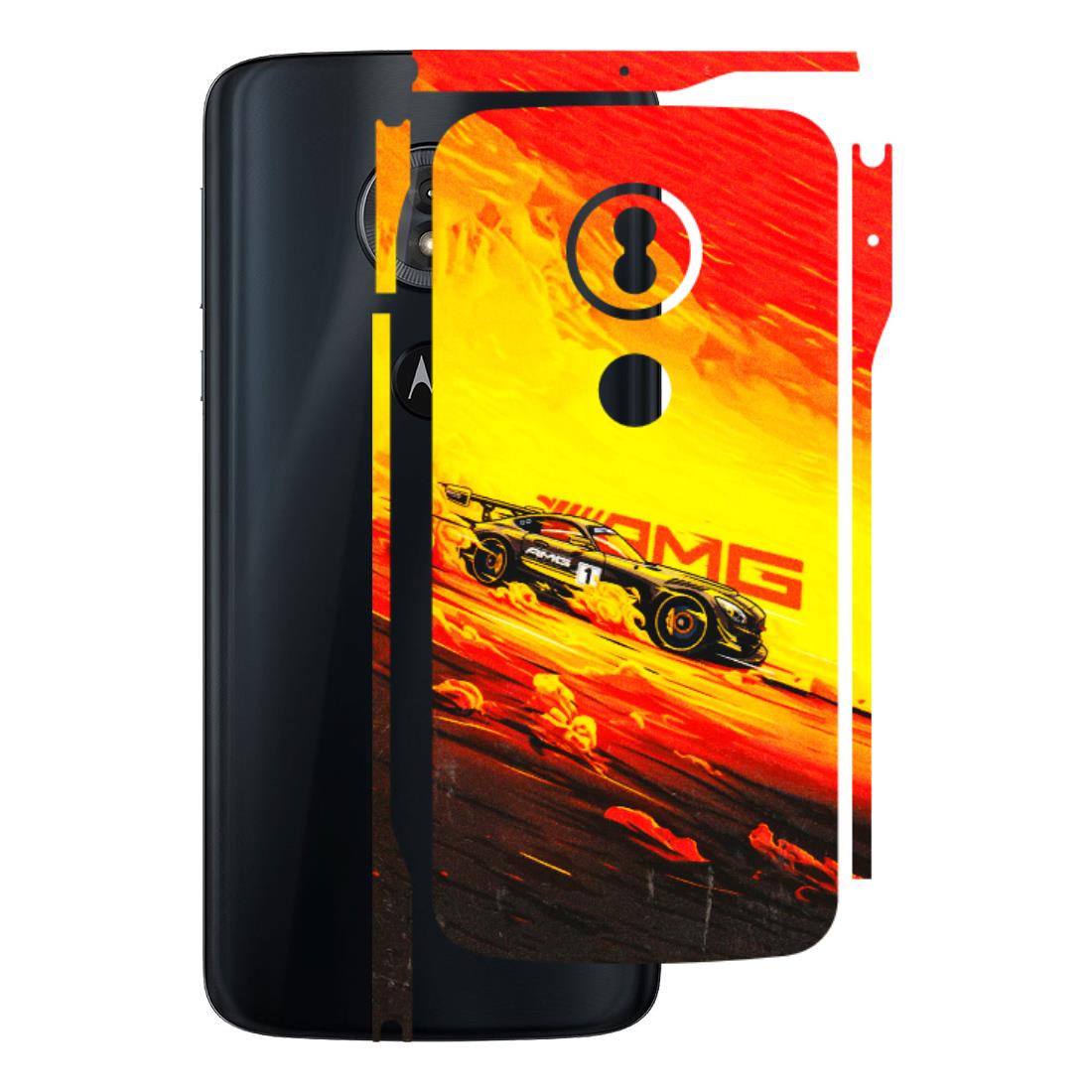 Motorola Phone Skins (All Models) - AMG Car Speed Cover - 3D Embossed Finish (L-256) Motorola Moto G6 Play