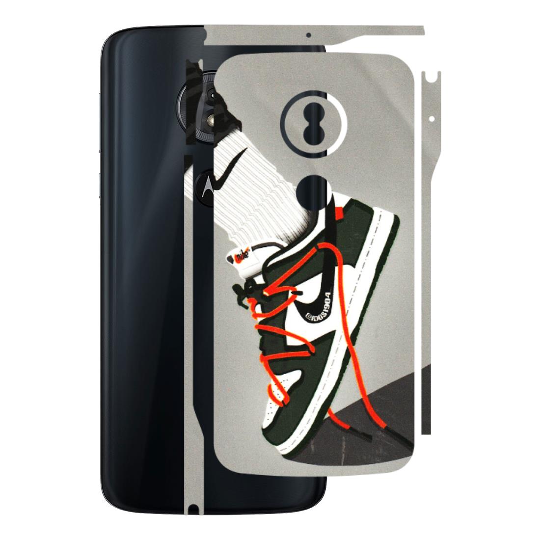 Motorola Phone Skins (All Models) - New Grey Sneaker - 3D Embossed Finish (L-261) Motorola Moto G6 Play
