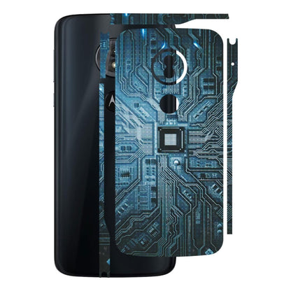 Motorola Phone Skins (All Models) - Original Circuit - 3D Embossed Finish (L-267) Motorola Moto G6 Play