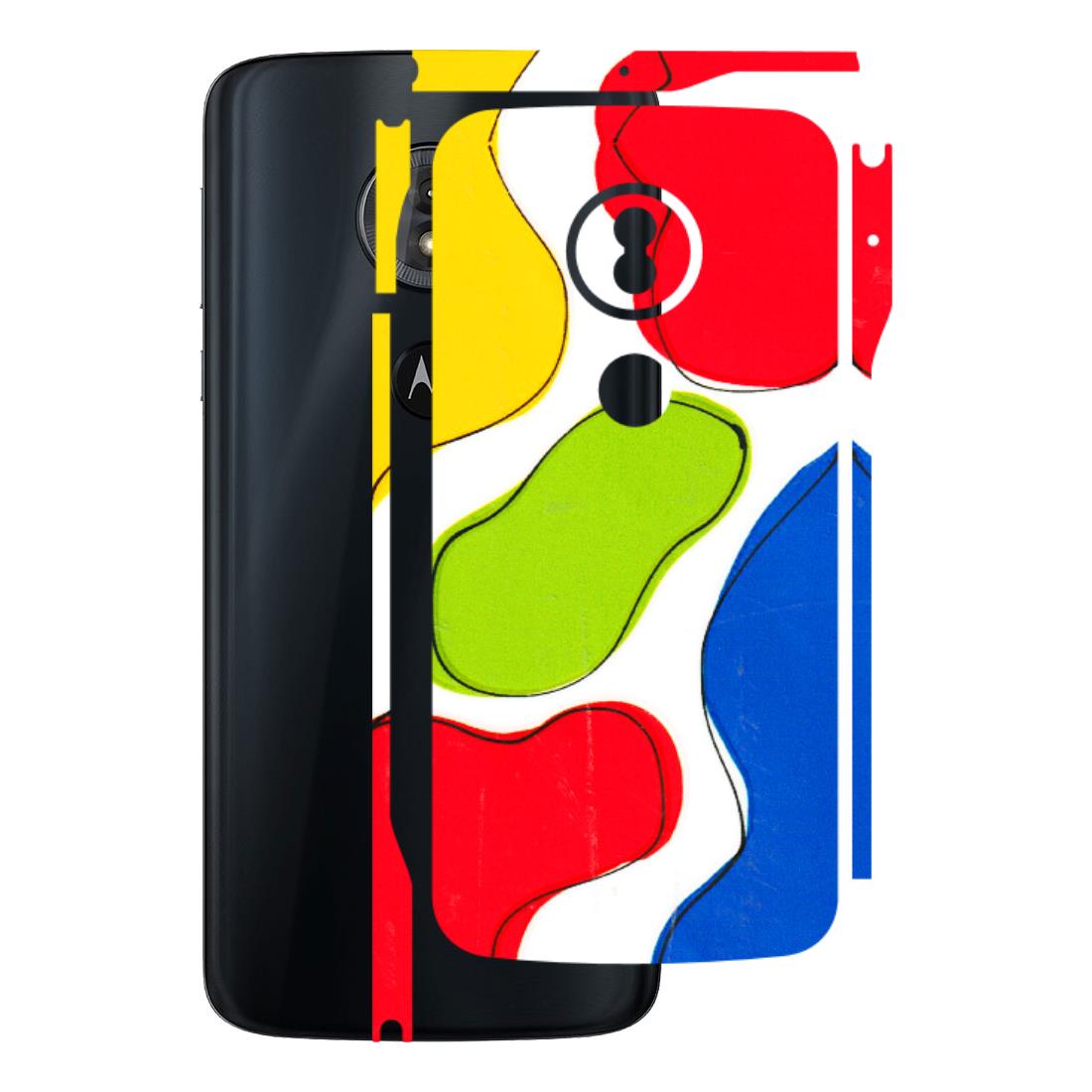 Motorola Phone Skins (All Models) - RGB Colour Paint - 3D Embossed Finish (L-284) Motorola Moto G6 Play