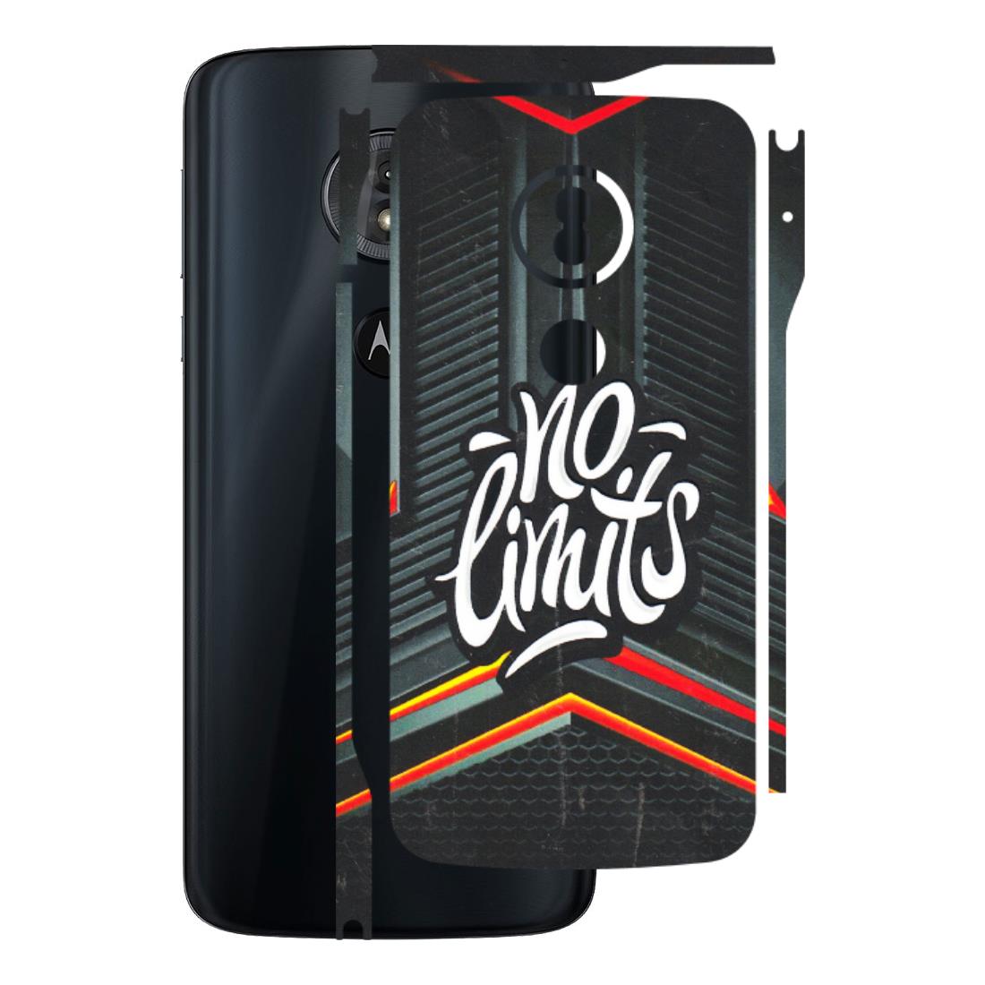 Motorola Phone Skins (All Models) - No Limits - 3D Embossed Finish (L-286) Motorola Moto G6 Play