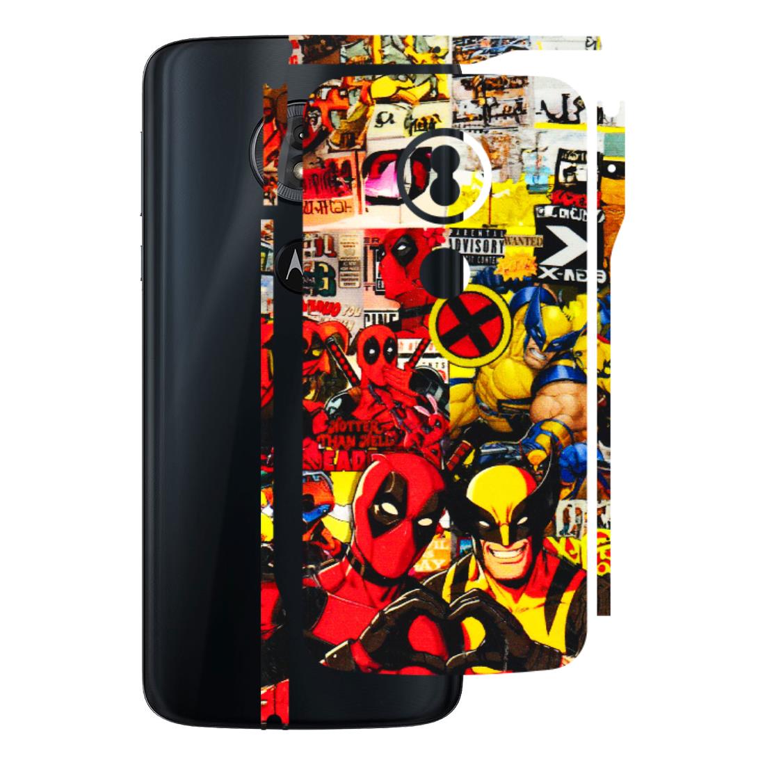 Motorola Phone Skins (All Models) - Spidy Wolverine - 3D Embossed Finish (L-310) Motorola Moto G6 Play