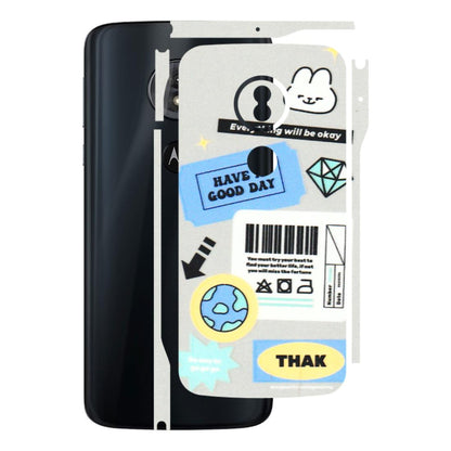 Motorola Phone Skins (All Models) - Will Be Okay Design - 3D Embossed Finish (L-316) Motorola Moto G6 Play