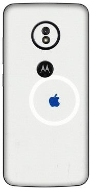 Motorola Phone Skins (All Models) - iPhone Magsafe Logo - 3D Embossed Finish (L-320) Motorola Moto G6 Play
