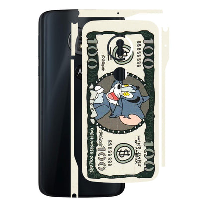 Motorola Phone Skins (All Models) - Tom Hundred Dollar - 3D Embossed Finish (L-324) Motorola Moto G6 Play