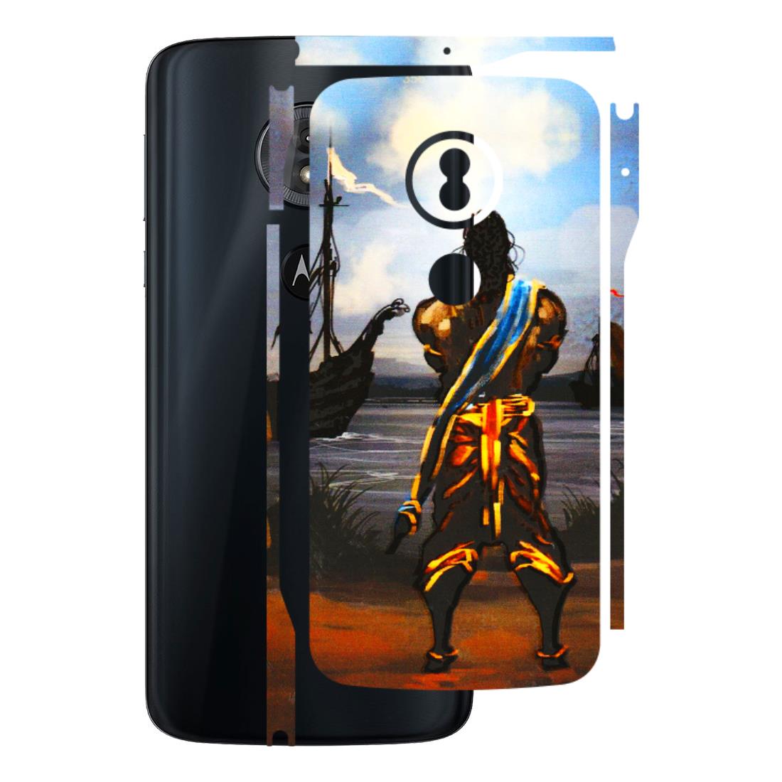 Motorola Phone Skins (All Models) - Heavenly God Figure - 3D Embossed Finish (L-34) Motorola Moto G6 Play