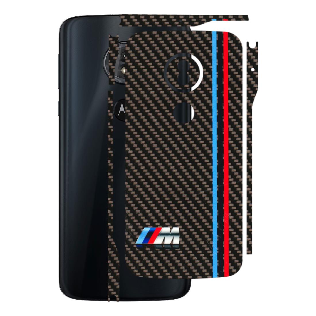 Motorola Phone Skins (All Models) - BM Carbon Fiber Feels - 3D Embossed Finish (L-38) Motorola Moto G6 Play