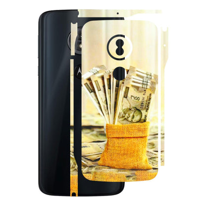 Motorola Phone Skins (All Models) - Show Me The Money - 3D Embossed Finish (L-52) Motorola Moto G6 Play