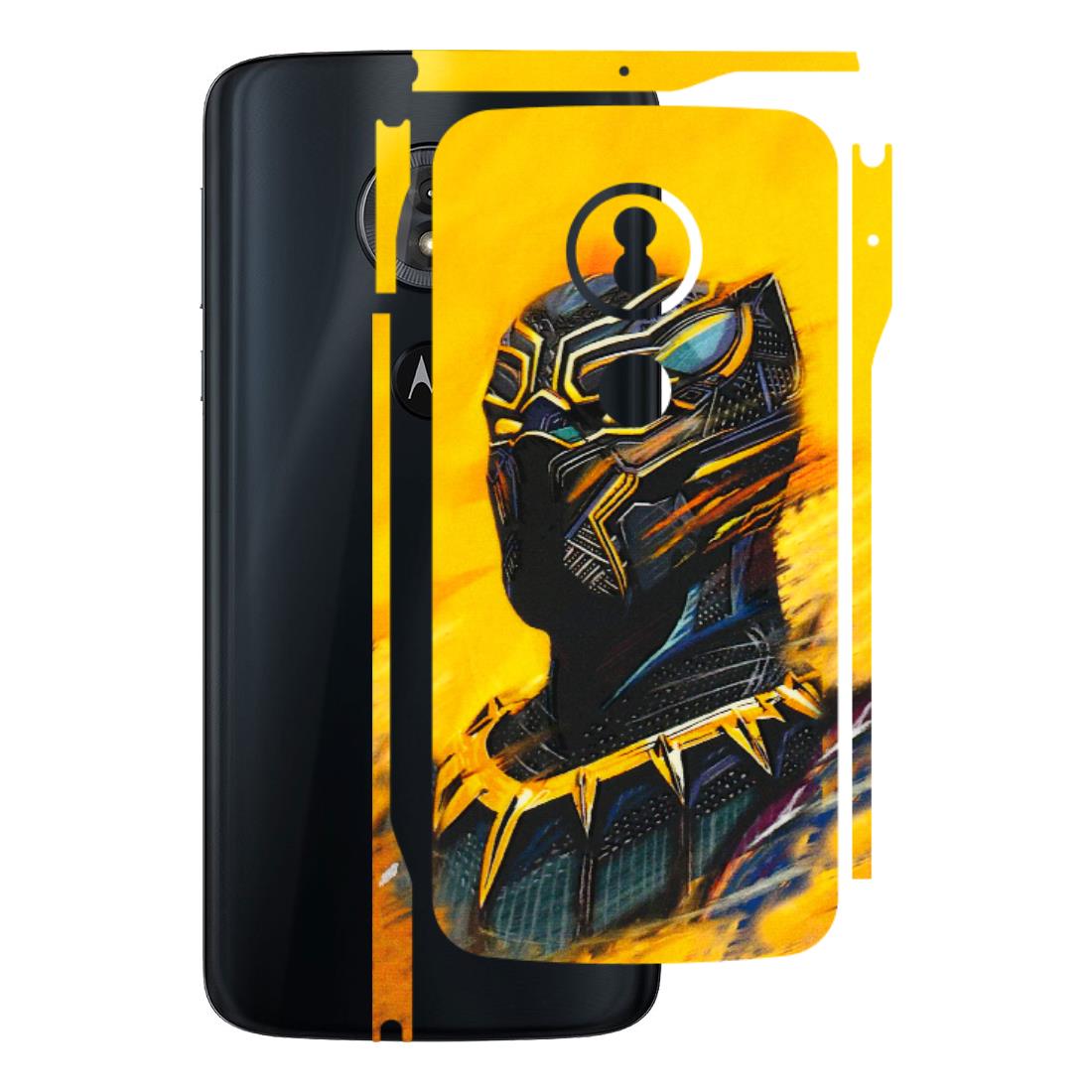 Motorola Phone Skins (All Models) - Yellow Panther - 3D Embossed Finish (L-54) Motorola Moto G6 Play