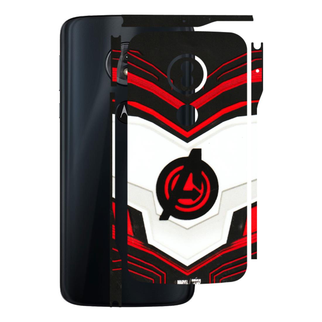 Motorola Phone Skins (All Models) - Avengers Logo - 3D Embossed Finish (L-55) Motorola Moto G6 Play