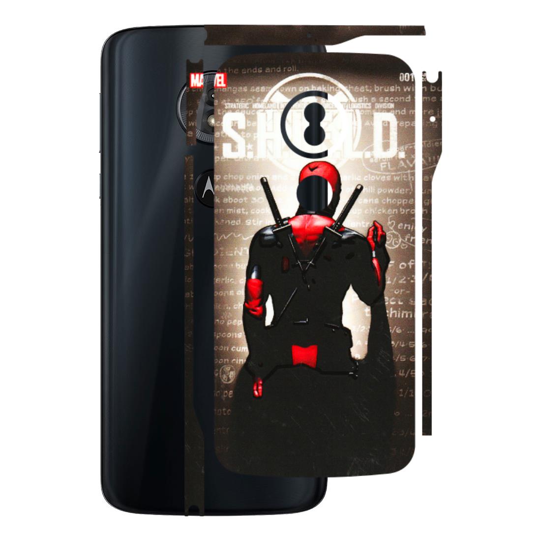 Motorola Phone Skins (All Models) - Deadpool - 3D Embossed Finish (L-56) Motorola Moto G6 Play