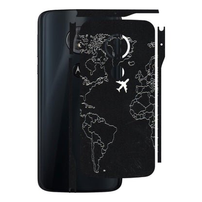 Motorola Phone Skins (All Models) - Never Ending Travel - 3D Embossed Finish (L-79) Motorola Moto G6 Play