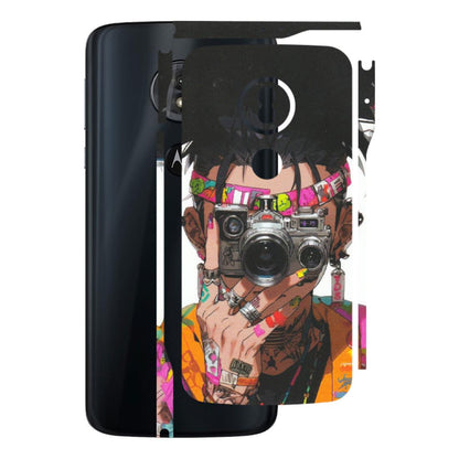 Motorola Phone Skins (All Models) - Camera Lover Girl - Matte Finish (M-09) Motorola Moto G6 Play