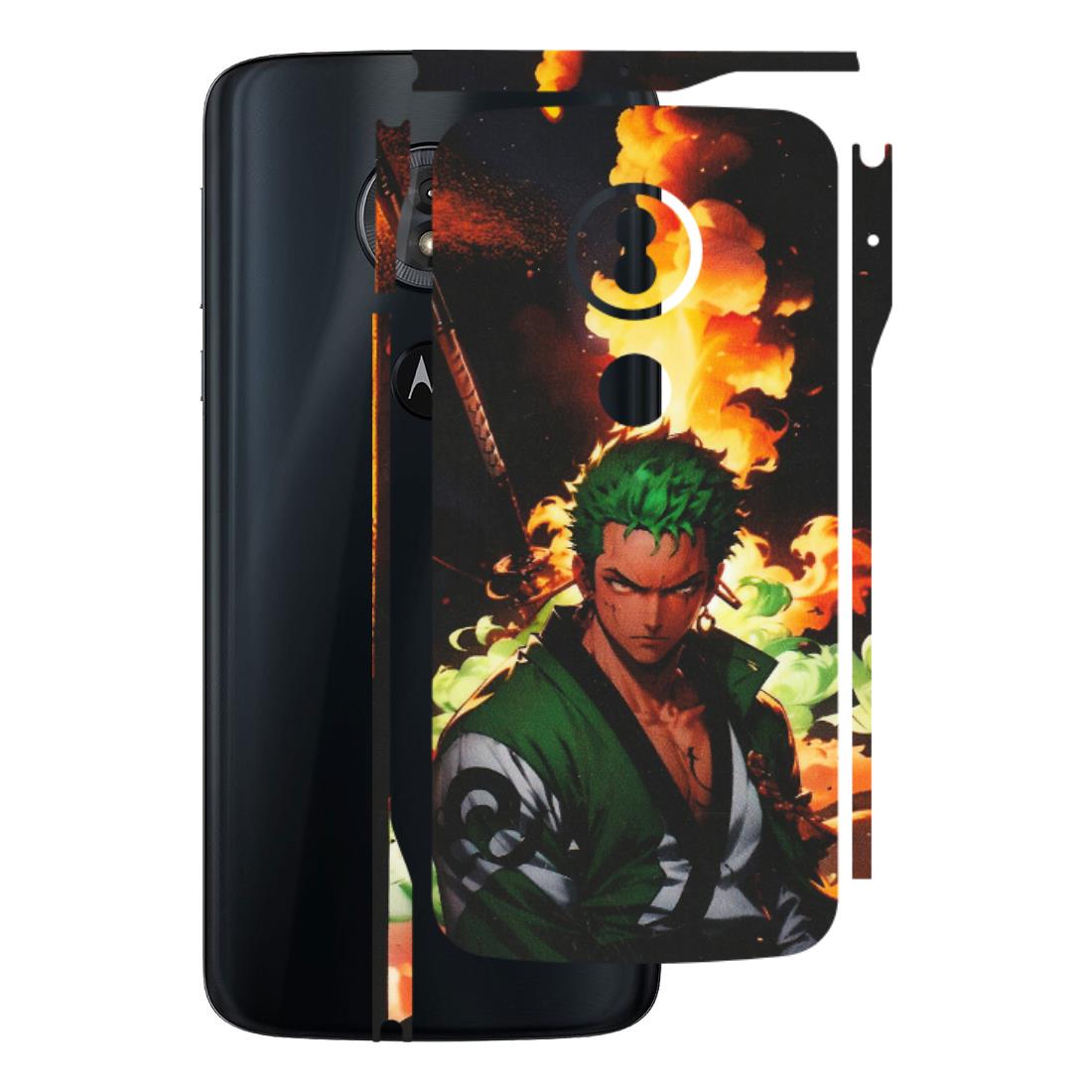 Motorola Phone Skins (All Models) - Roronoa Zoro - Matte Finish (M-102) Motorola Moto G6 Play
