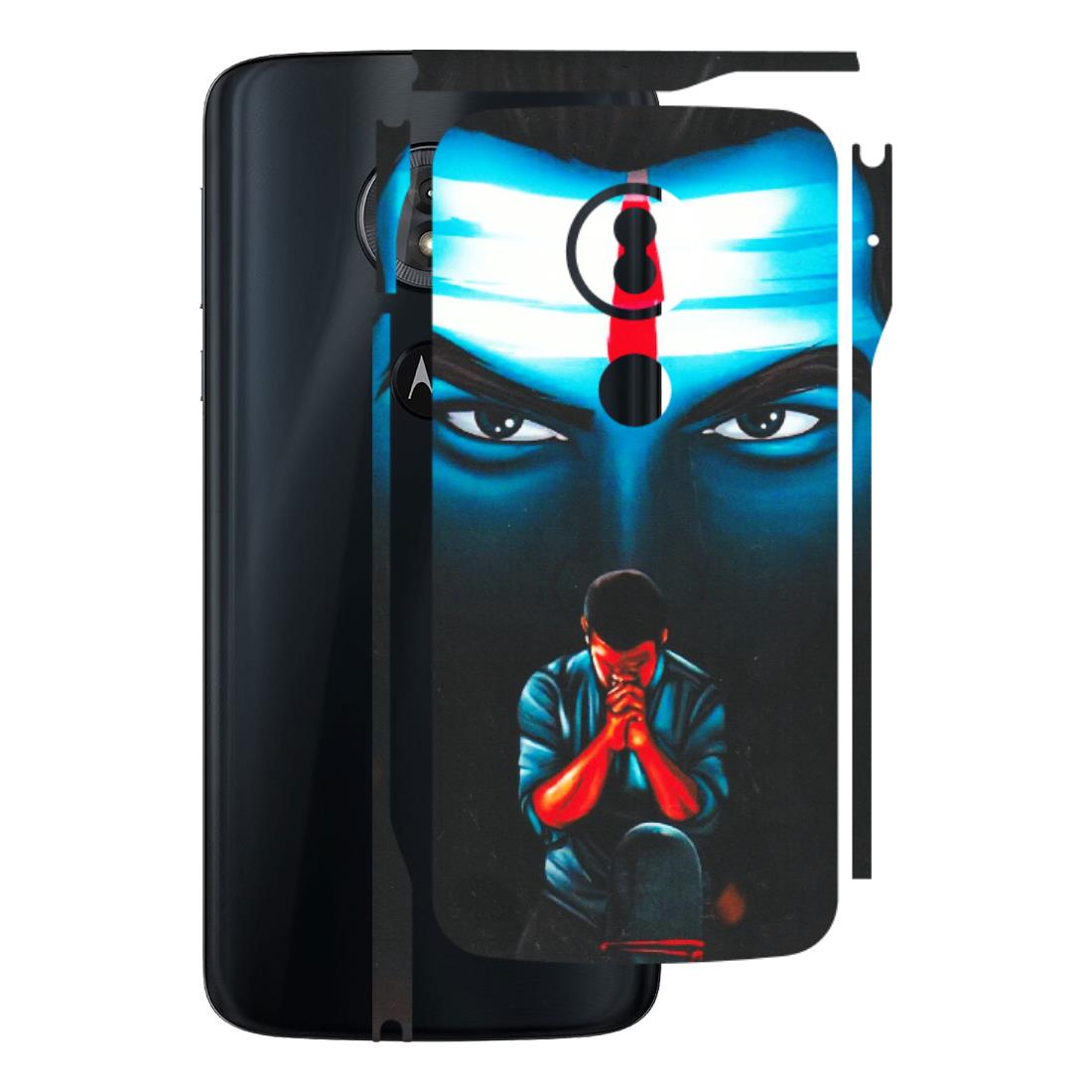 Motorola Phone Skins (All Models) - Mahakal Bhakt - Matte Finish (M-112) Motorola Moto G6 Play