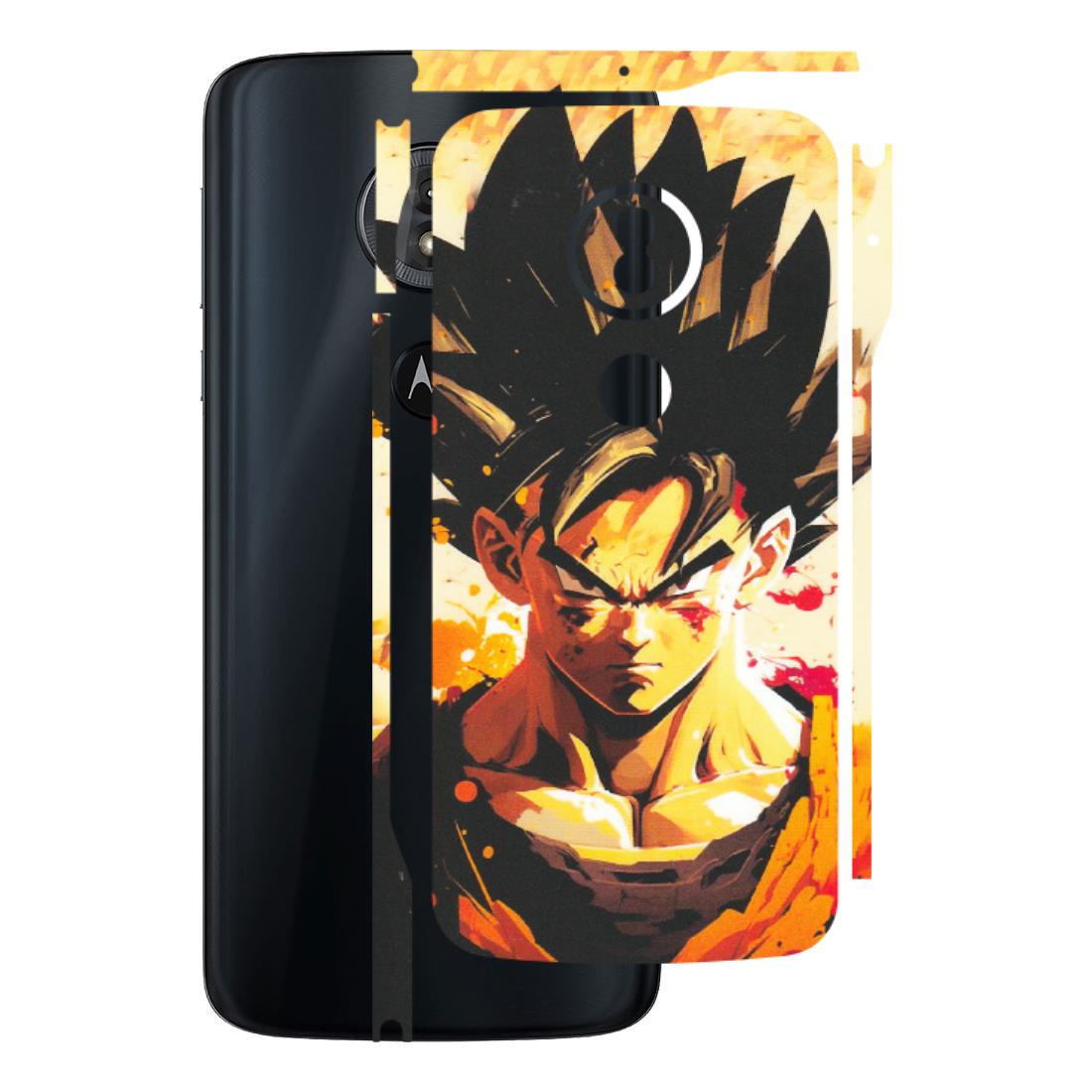 Motorola Phone Skins (All Models) - Angry Goku - Matte Finish (M-12) Motorola Moto G6 Play