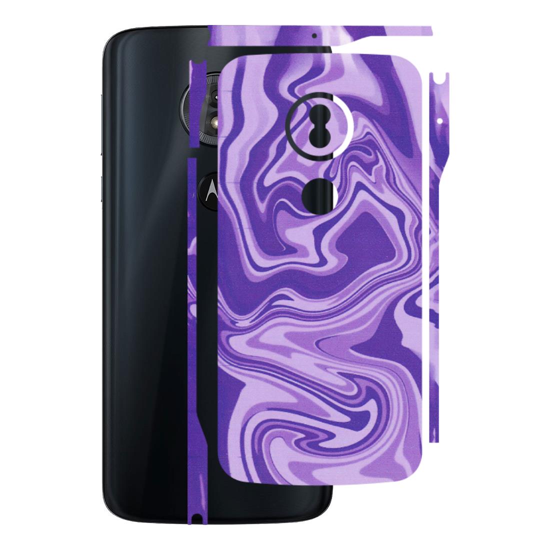 Motorola Phone Skins (All Models) - Hazy Purple Nights - Matte Finish (M-14) Motorola Moto G6 Play